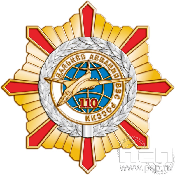 5.3(a). Нагрудный знак "110 лет Дальняя Авиация ВВС России"