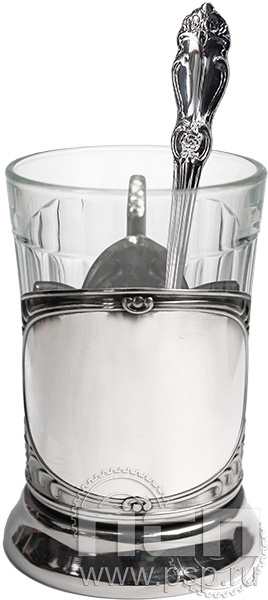 Набор подарочный "Обезличенный" с никелированным подстаканником 4.2.1.12