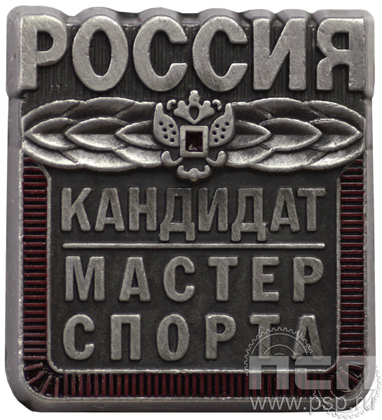 Значок Кандидат в мастера спорта KMS.