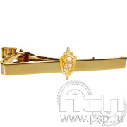 Заколка для галстука желтая со значком 6.3.1.448