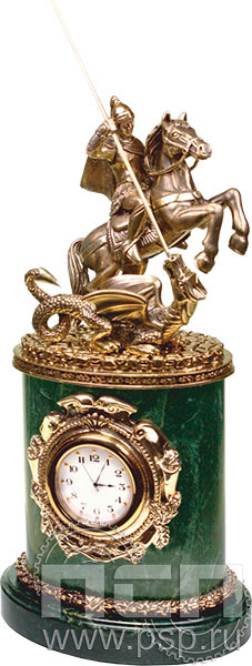 7.5.144. Часы Георгий Победоносец "День штурманской службы ВМФ 325 лет, Авиация ВМФ 110 лет, ВТА 110 лет"