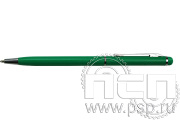 Ручка шариковая Slim Metal зеленая 2535з