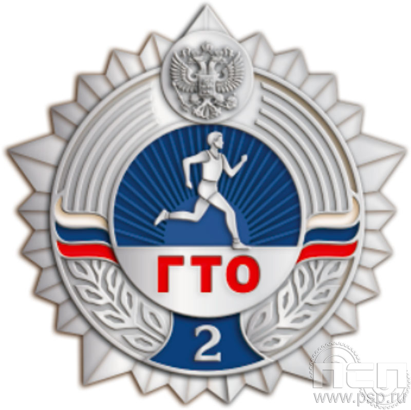 1347.0. Значок ГТО 2 степень