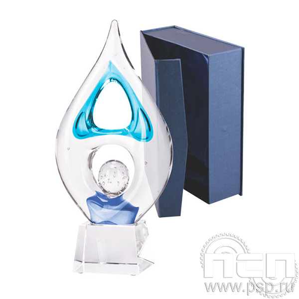 GS116C-26 Награда хрустальная H26 мм Ракетно-космическая промышленность 80 лет