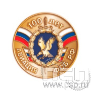004.0. Значок "100 лет Авиация ФСБ"