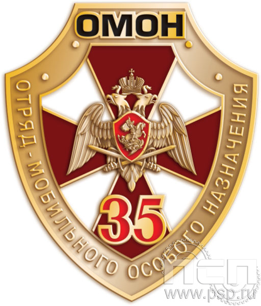 076.0. Значок "ОМОН Росгвардия"