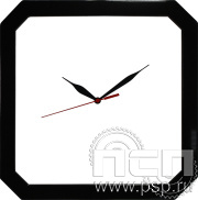 Часы настенные черные (квадрат) 2.4.10.4