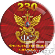 6.4. Экспресс-значок  "230 лет Государственной фельдъегерской службы РФ"