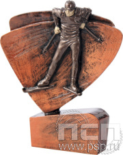Фигурка литая Лыжный спорт 11,5см RFEL5035/B/BR