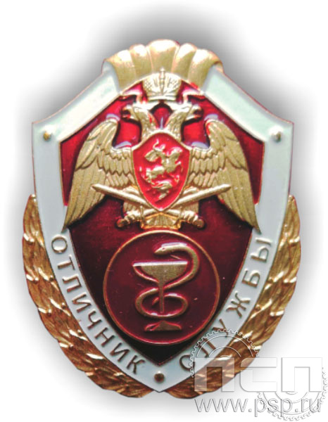 999.0. Нагрудный знак "Отличник службы в медицинских военных частях"
