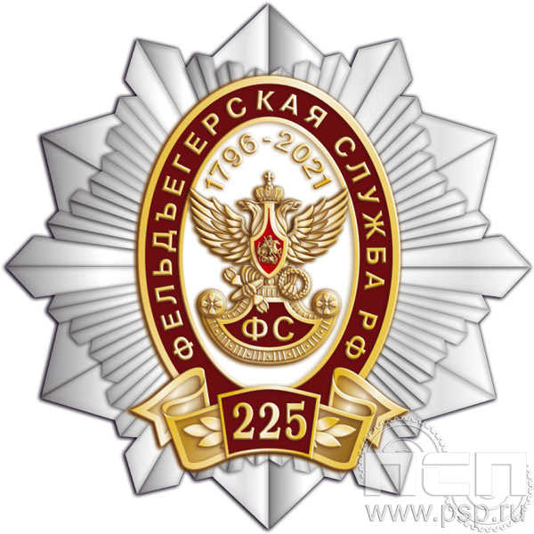 263.9. Нагрудный знак "225 лет Фельдъегерская служба"