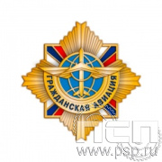 296.9. Нагрудный знак "100 лет Гражданская авиация"