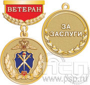 Медаль Ветеран "60 лет Следственный департамент МВД" 245.0.64к