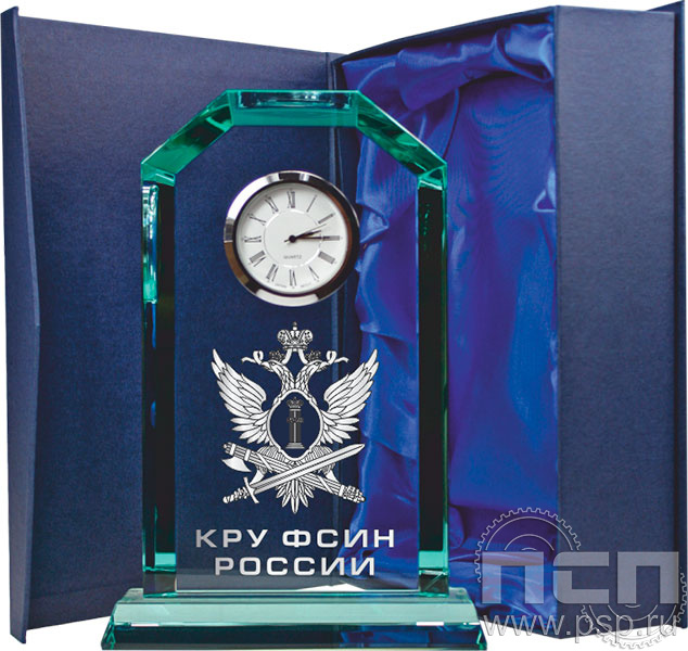G029 Награда стеклянная "КРУ ФСИН России"