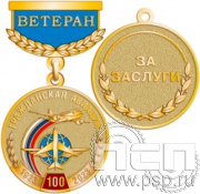 245.0.64. Медаль Ветеран "100 лет Гражданская авиация"