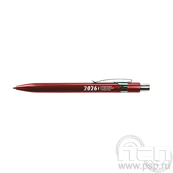 2985М.08 Ручка шариковая Space Красная Лошадь