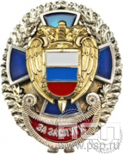 ФСО8. Нагрудный знак «За заслуги»