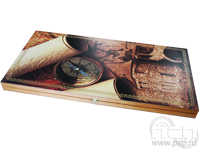 Нарды средние деревянные «Компас» 57х27 27.4.7