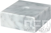 Цоколь мраморный белый 75х75х30 WM7530