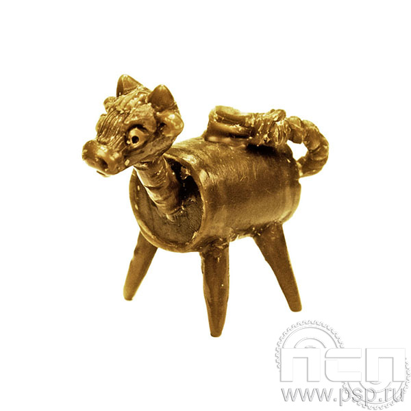 7.1.270 Статуэтка Бычок смоляной бочок Росрезерв 95 лет