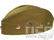 Пилотка с набором значков "День победы"  27.5.5.5