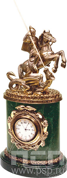 7.5.144. Часы Георгий Победоносец "КРУ ФСИН России"