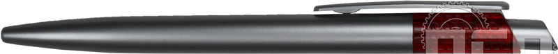 Ручка шариковая Hit серебро-красный 3422S/08