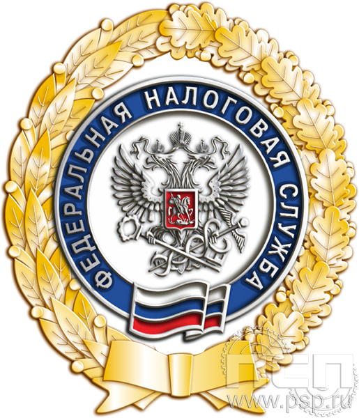 05.107. Нагрудный знак "Федеральная налоговая служба"