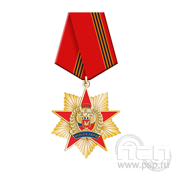 5.2к (а) Нагрудный знак Росрезерв 95 лет