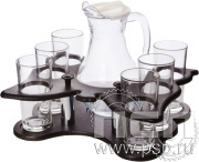 Набор барный кувшин и стаканы 6 шт 648207 4.2.35