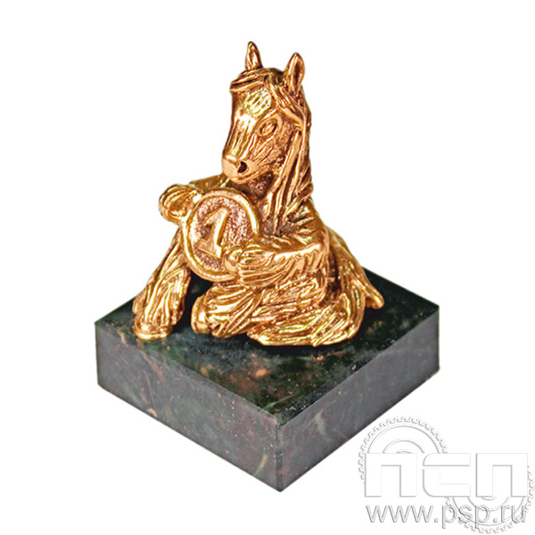 7.1.292 Статуэтка Лошадка с монеткой Красная Лошадь