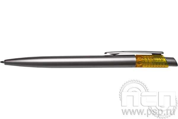 Ручка шариковая Hit серебро-желтый 3422S/03