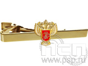 Заколка для галстука желтая со значком 6.3.1.412