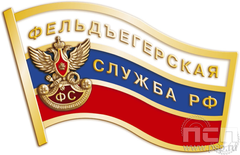 Значок "Фельдъегерская служба РФ" 048.0к