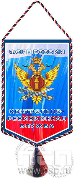 12.1.2. Вымпел тканевый "КРУ ФСИН России"