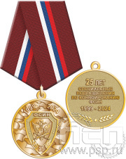 Медаль 25 лет ФСИН 245.0.1(e)к