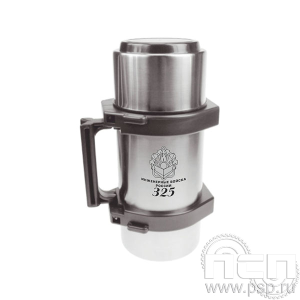 4.4.2 Термос «Турист» 1л. Инженерные войска России 325 лет