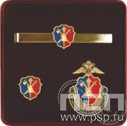 9.6. Комплект наградной с заколкой для галстука, значком и нагрудным знаком "105 лет Штабные подразделения МВД"
