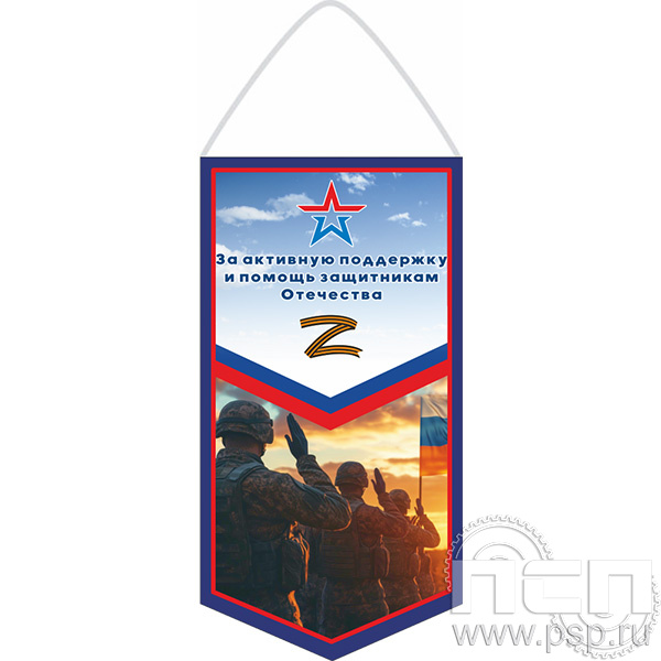 картинка 12.1.1 Вымпел бумажный ламинированный "Специальная военная операция"