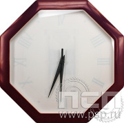 Часы настенные "Салют" восьмигранные бордо 2.4.2.6