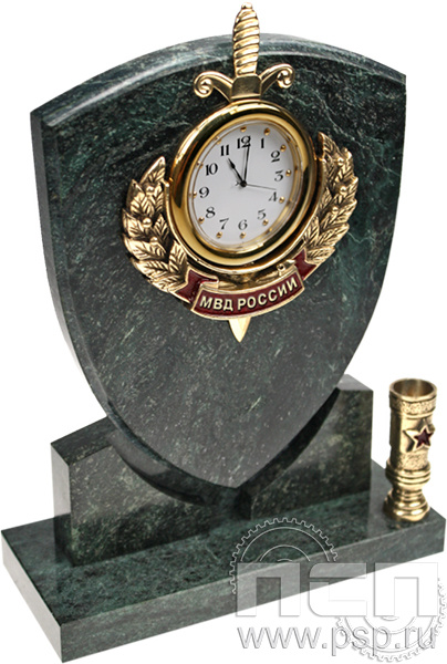 картинка 7.5.115 Часы Щит МВД с п/п "УСБ МВД России 30 лет"