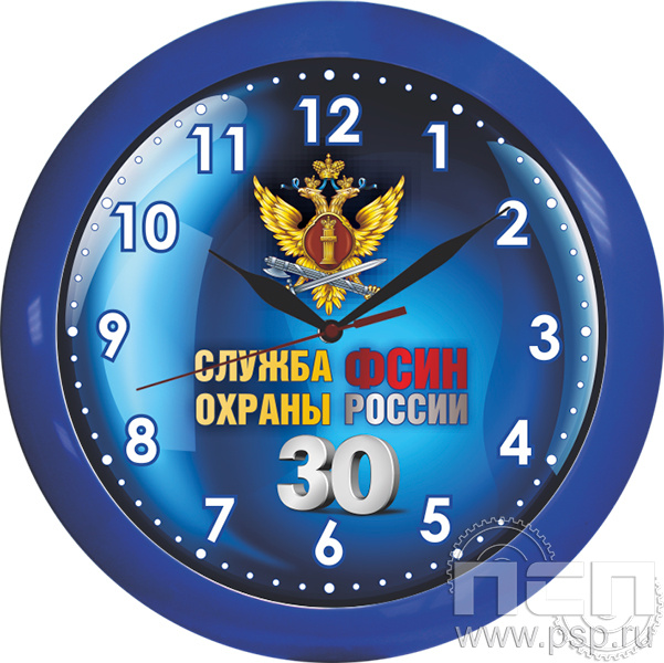 2.4.10.2. Часы настенные "30 лет Служба охраны ФСИН"