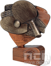 Фигурка литая Теннис настольный 11,5см RFEL5011/B/BR