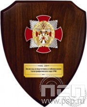 5.8.181.3. Панно со знаком на деревянном щите "210 лет Топографическая служба ВС РФ"