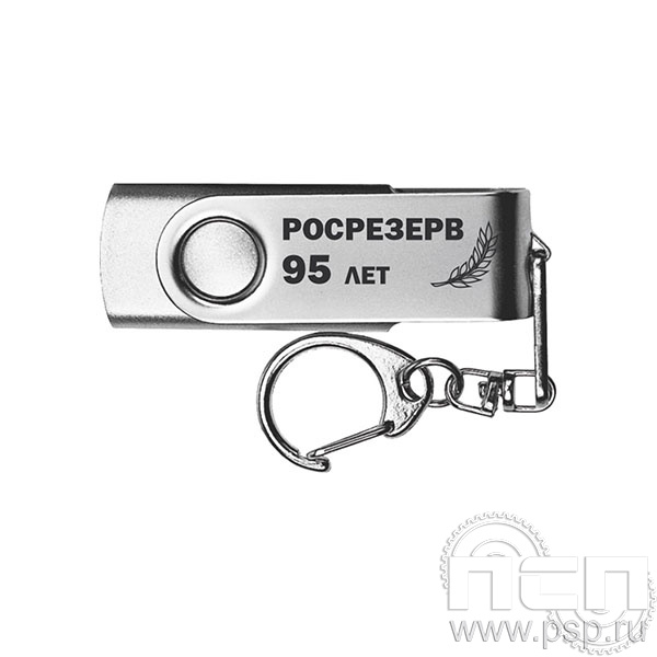 8.3.12 Флеш-накопитель USB 32GB цвет серебро Росрезерв 95 лет