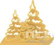 Светящая композиция "Год кролика" акриловая 8.20.95